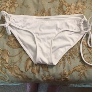 White bikini bottom